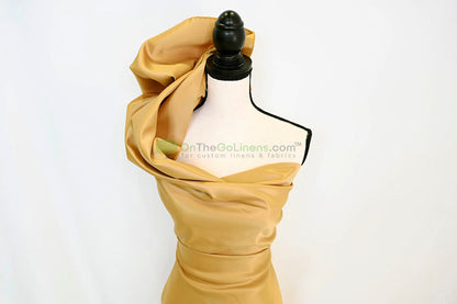Lamour Satin Fabric by the Yard & Bolt | 100% Polyester Semi Dull Heavy Satin Fabric | 60" Wide | Multiple Colors |
