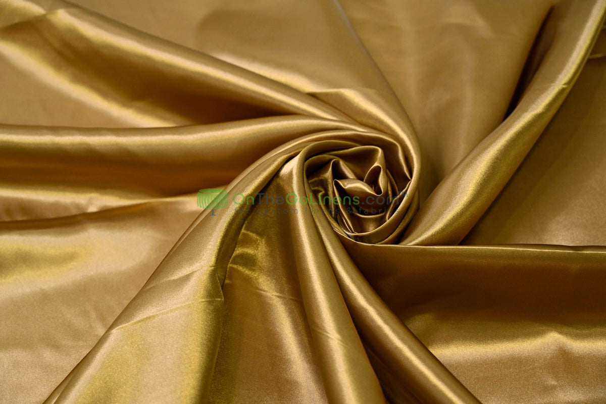 Charmeuse Satin Table Linens, Table Overlays, Table Drapes and Banquets | Multiple IFR Satin Colors |