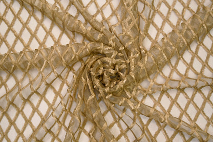 Luxury Glitz Mesh Embroidery Fabric | 52" Wide | Multiple Colors |