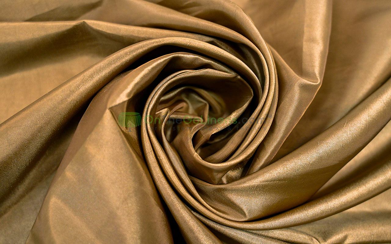 Taffeta Fabric by the Yard | Non Stretch Taffeta | 60" Wide | 75 Colors Available | Wholesale Bolt Available |