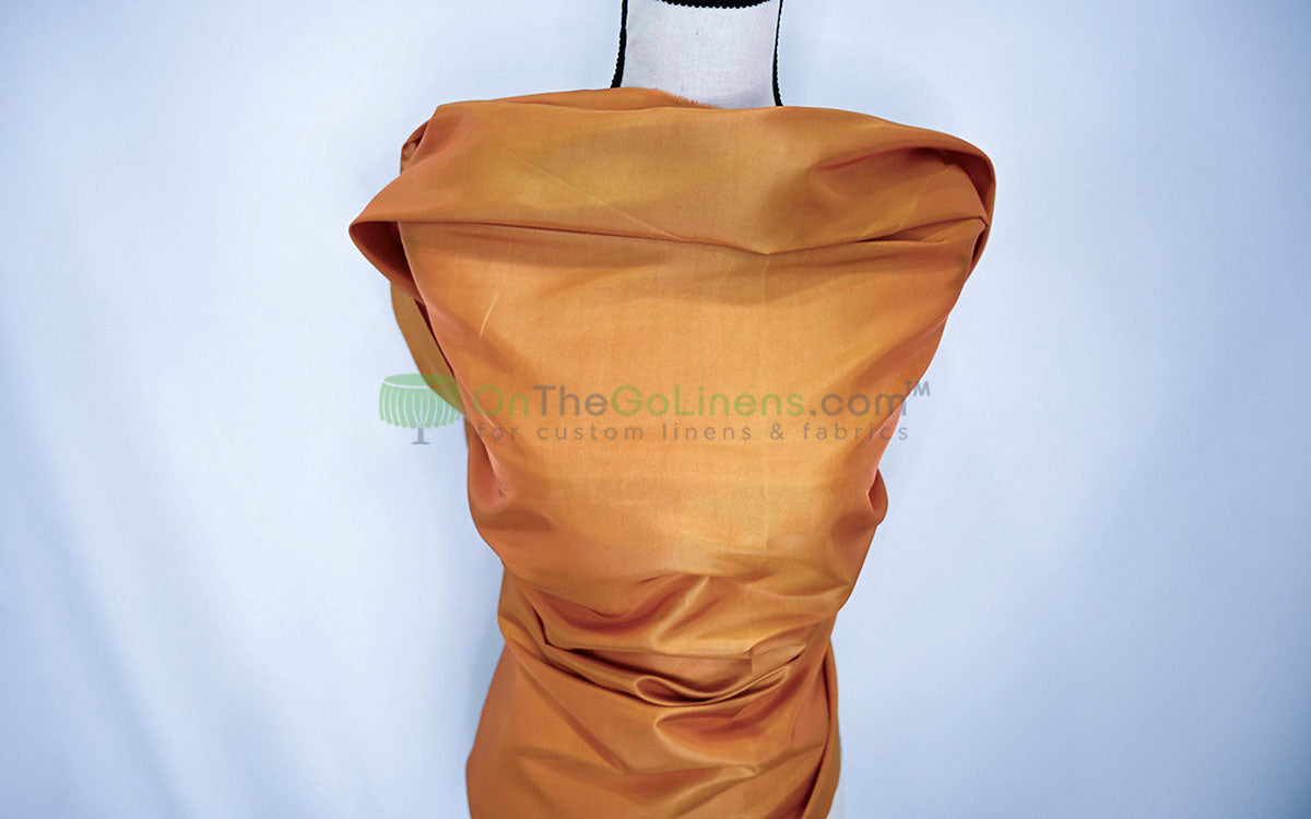 Taffeta Fabric by the Yard | Non Stretch Taffeta | 60" Wide | 75 Colors Available | Wholesale Bolt Available |