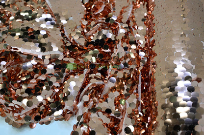 Payette Sequins Table Linens | Paillette Fish Scale Sequins Tablecloths | Multiple Colors |