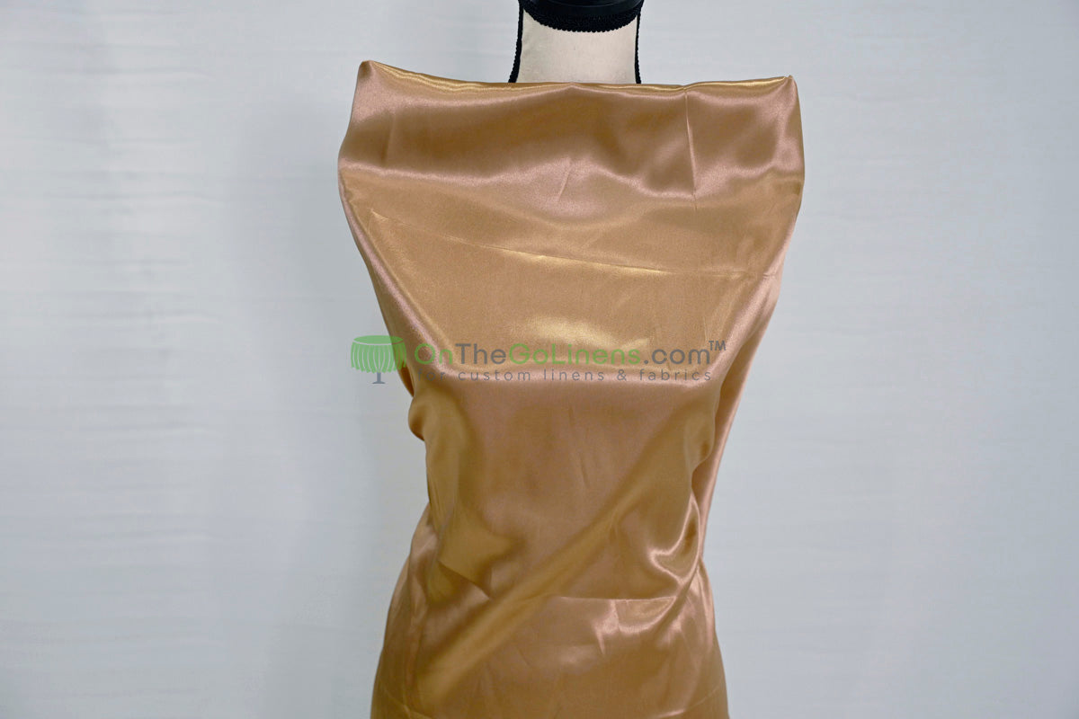 Charmeuse Satin Table Linens, Table Overlays, Table Drapes and Banquets | Multiple IFR Satin Colors |