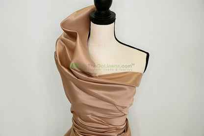 Lamour Satin Fabric by the Yard & Bolt | 100% Polyester Semi Dull Heavy Satin Fabric | 60" Wide | Multiple Colors |