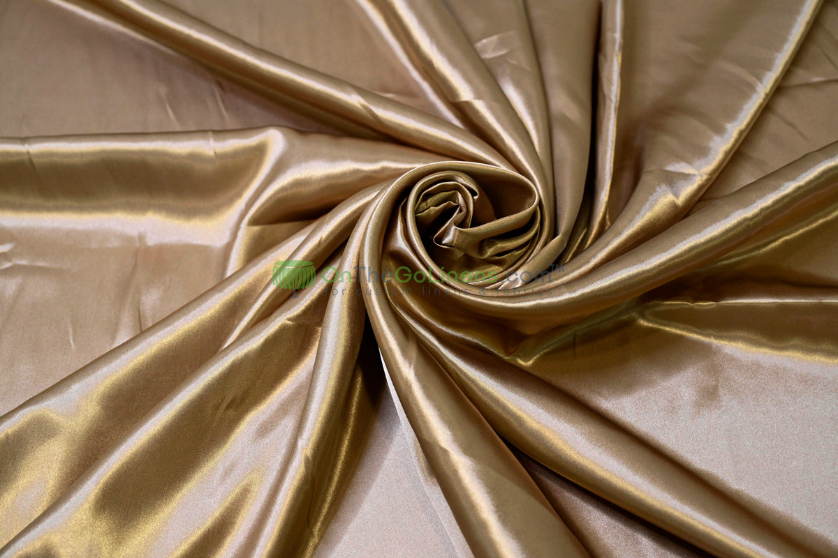 Stretch Charmeuse Fabric by the Yard | Silky Soft Stretch Satin Fabric | 4% Spandex | Multiple Colors |
