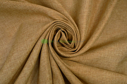 Vintage Linen Event Drapery Panels | Imitation Burlap Curtains | Washable 100% Polyester Burlap |