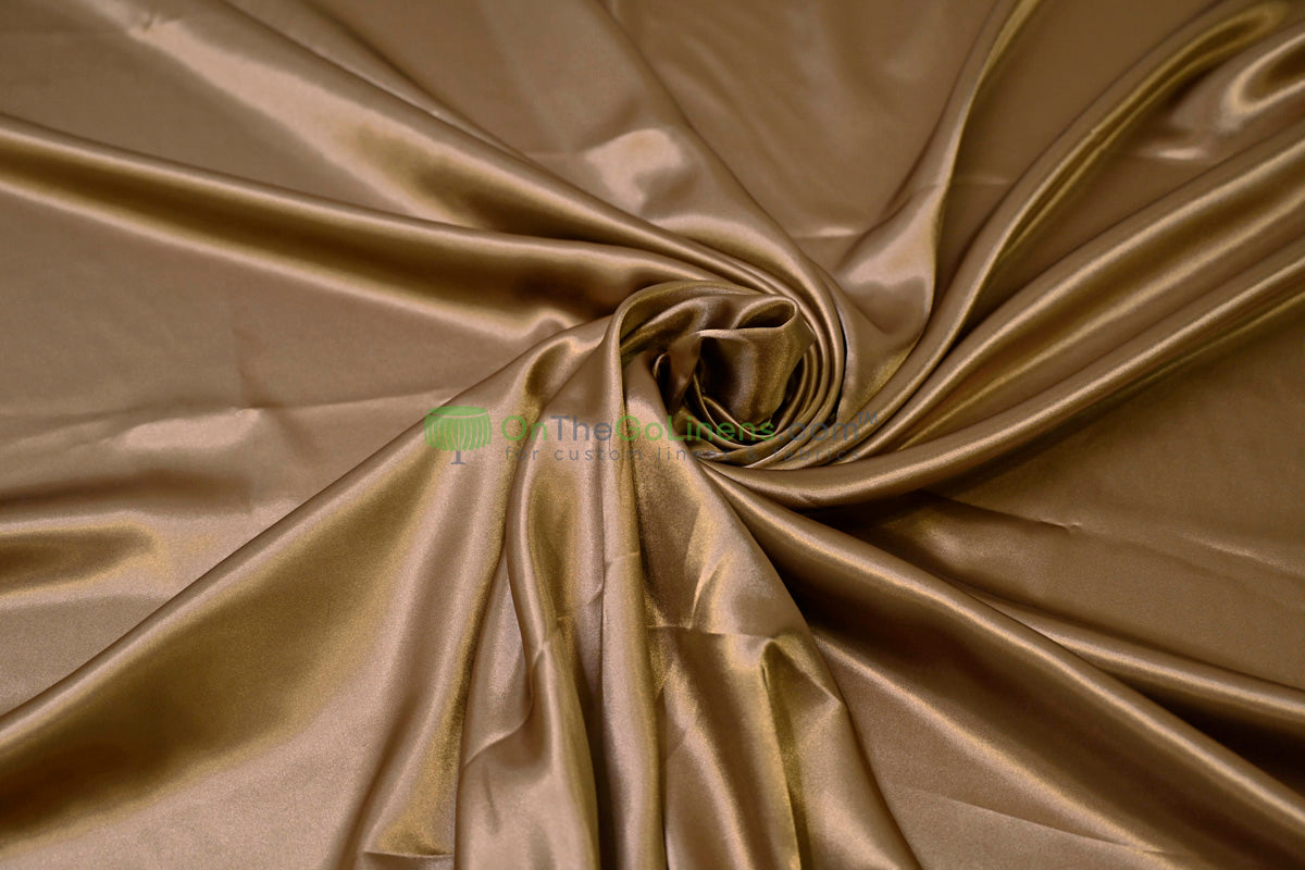 Charmeuse Satin Table Linens, Table Overlays, Table Drapes and Banquets | Multiple IFR Satin Colors |