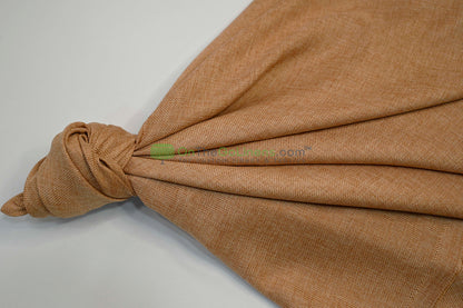 Vintage Linen Event Drapery Panels | Imitation Burlap Curtains | Washable 100% Polyester Burlap |
