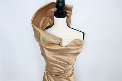 Lamour Satin Fabric by the Yard & Bolt | 100% Polyester Semi Dull Heavy Satin Fabric | 60" Wide | Multiple Colors |