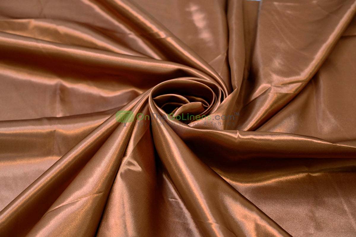 Stretch Charmeuse Fabric by the Yard | Silky Soft Stretch Satin Fabric | 4% Spandex | Multiple Colors |