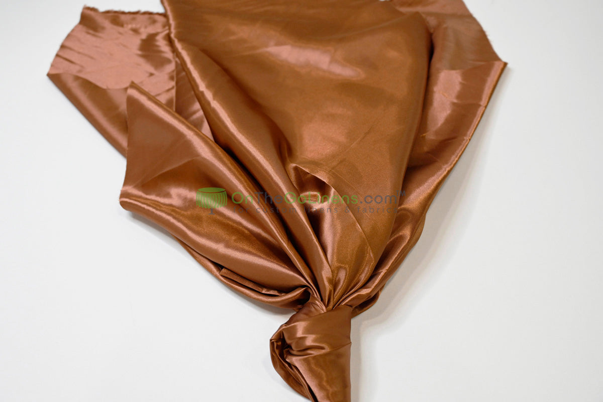 Stretch Charmeuse Fabric by the Yard | Silky Soft Stretch Satin Fabric | 4% Spandex | Multiple Colors |