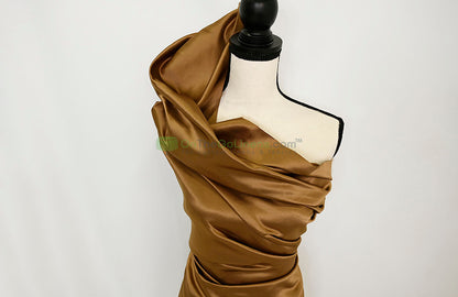 Lamour Satin Fabric by the Yard & Bolt | 100% Polyester Semi Dull Heavy Satin Fabric | 60" Wide | Multiple Colors |