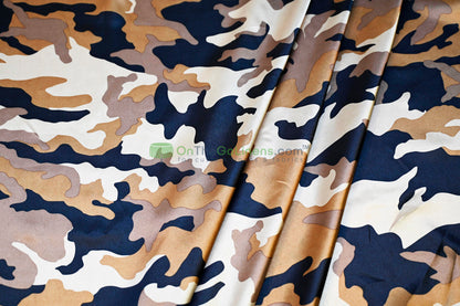 Army Camouflage Charmeuse Satin Tablecloths | Army Camouflage Tablecloths | Multiple Sizes |