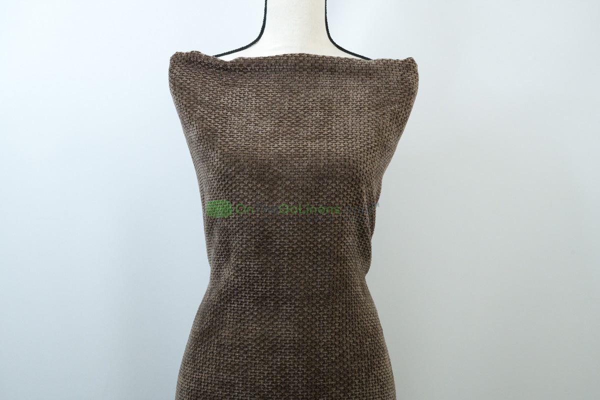 Cozy Chenille Upholstery Fabric by the Yard | Soft Woven Polyester for Furniture & Home Décor