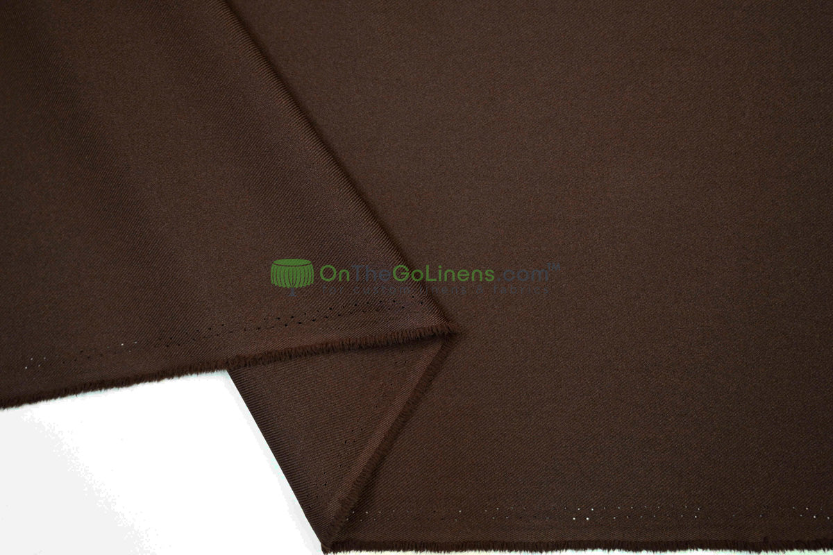 Polyester Twill Fabric by the Yard | Poly Gabardine Fabric | 58" Wide | Multiple Colors |