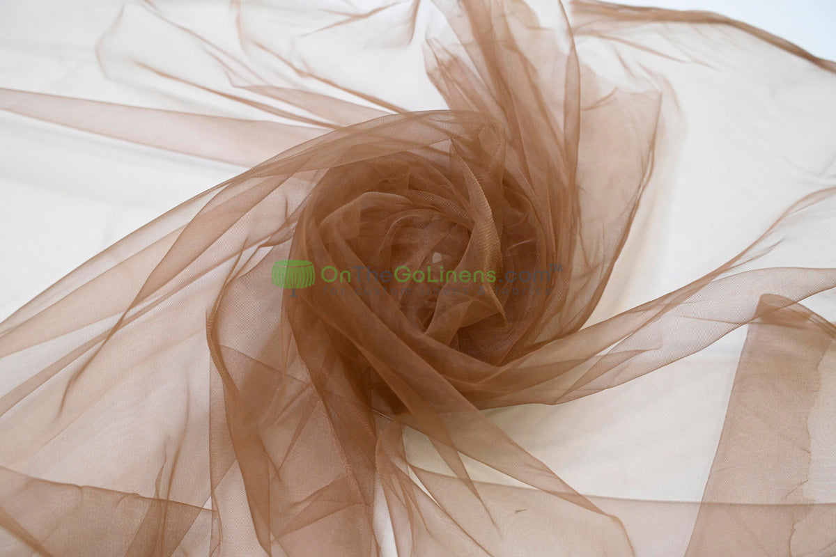 Micro Mesh Tulle Fabric | 60" Wide Mechanical Stretch Micro Mesh Tulle Fabric | 100% Polyester |