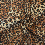 Small Cheetah Cotton Print Fabric by the Yard | Cotton Print Fabric by the Yard | 60" | 100% Cotton Fabric |