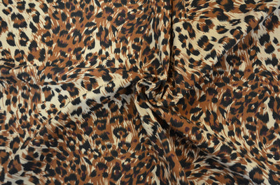 Small Cheetah Cotton Print Fabric by the Yard | Cotton Print Fabric by the Yard | 60" | 100% Cotton Fabric |