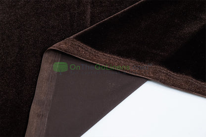 Stretch Velvet Tablecloths | Soft and Smooth Spandex Velvet Table Linens | Multiple Colors |