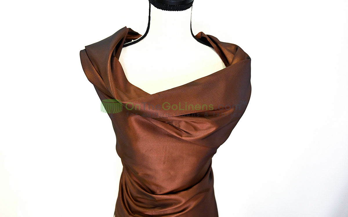 Taffeta Fabric by the Yard | Non Stretch Taffeta | 60" Wide | 75 Colors Available | Wholesale Bolt Available |