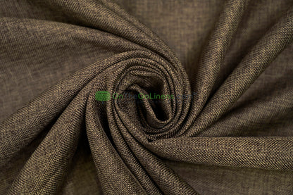 Vintage Linen Event Drapery Panels | Imitation Burlap Curtains | Washable 100% Polyester Burlap |