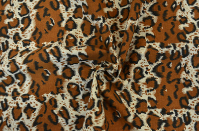 Large Cheetah Cotton Print Fabrics | 100% Cotton Prints | Cotton Cheetah Print | 60" Wide |