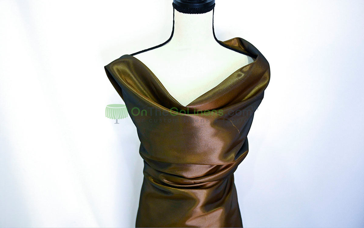 Taffeta Fabric by the Yard | Non Stretch Taffeta | 60" Wide | 75 Colors Available | Wholesale Bolt Available |
