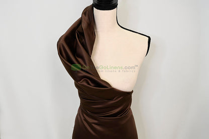 Lamour Satin Fabric by the Yard & Bolt | 100% Polyester Semi Dull Heavy Satin Fabric | 60" Wide | Multiple Colors |