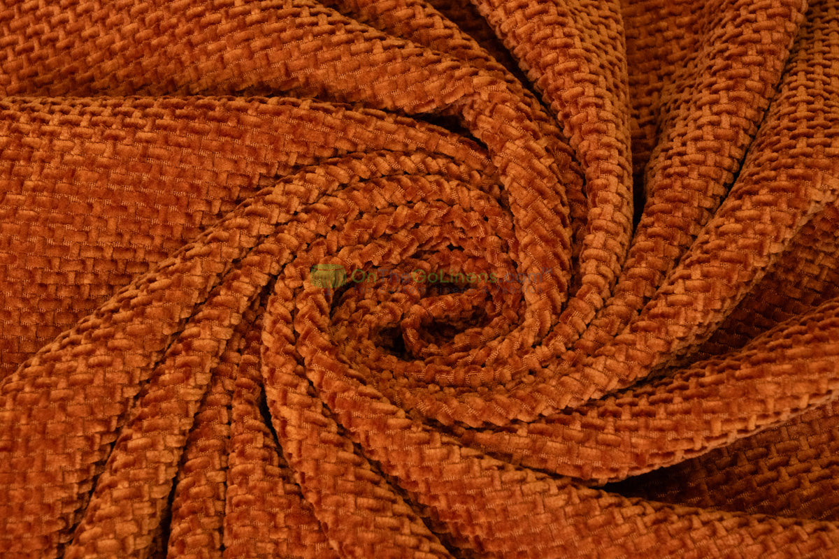 Cozy Chenille Upholstery Fabric by the Yard | Soft Woven Polyester for Furniture & Home Décor