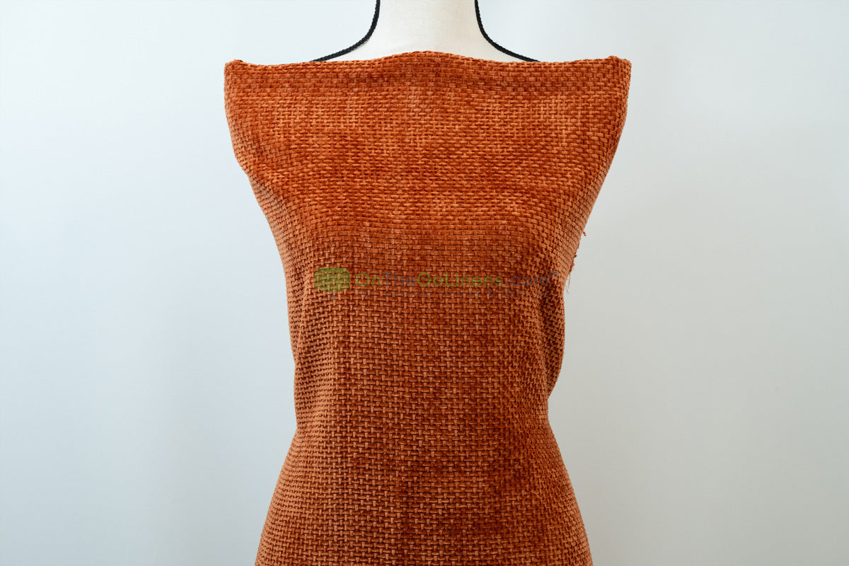 Cozy Chenille Upholstery Fabric by the Yard | Soft Woven Polyester for Furniture & Home Décor