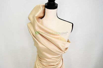 Lamour Satin Fabric by the Yard & Bolt | 100% Polyester Semi Dull Heavy Satin Fabric | 60" Wide | Multiple Colors |