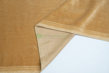 Stretch Velvet Tablecloths | Soft and Smooth Spandex Velvet Table Linens | Multiple Colors |