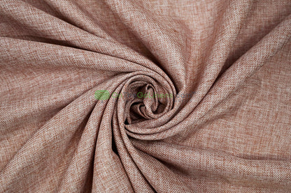 Vintage Linen Event Drapery Panels | Imitation Burlap Curtains | Washable 100% Polyester Burlap |