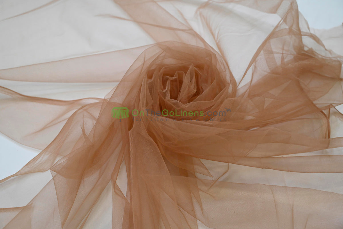 Micro Mesh Tulle Fabric | 60" Wide Mechanical Stretch Micro Mesh Tulle Fabric | 100% Polyester |
