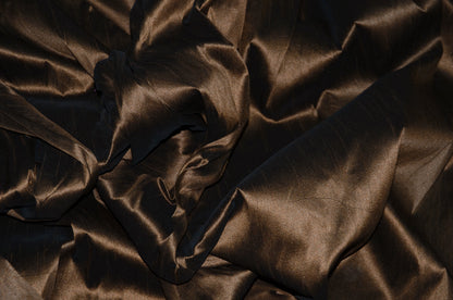 Faux Dupioni Silk Fabric | Imitation Dupioni Silk Fabric by the Yard | 54" Wide | 100% Polyester |