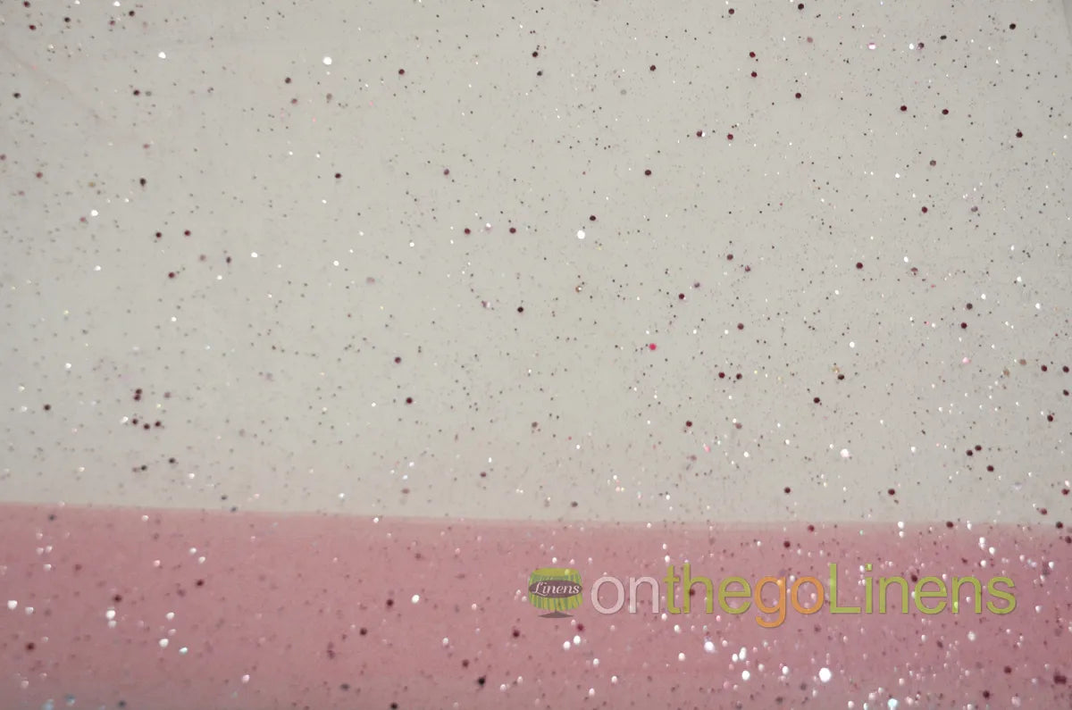 Dusty Rose Tulle Glitter