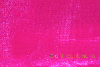 Crystal Organza Hot Pink