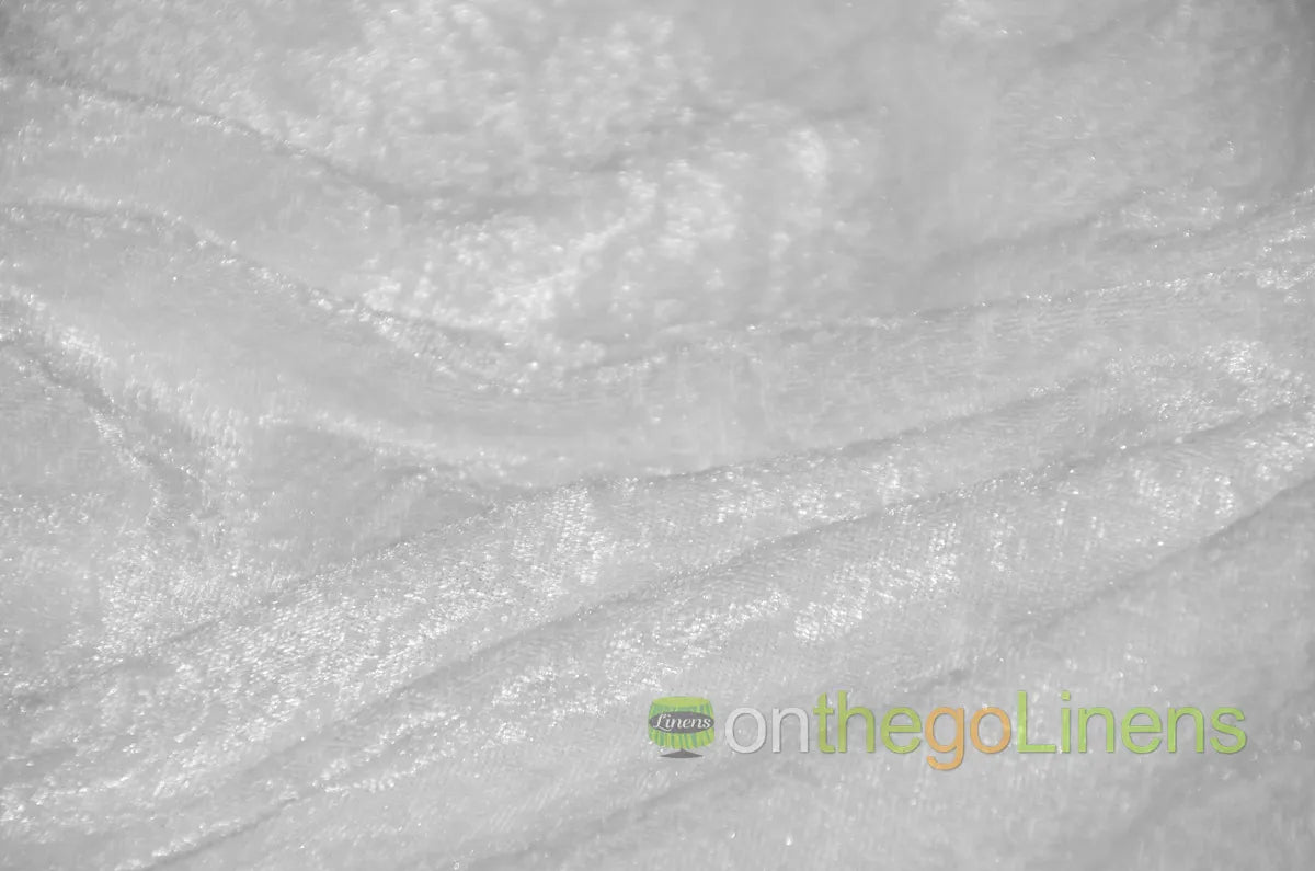 Panne Velvet White
