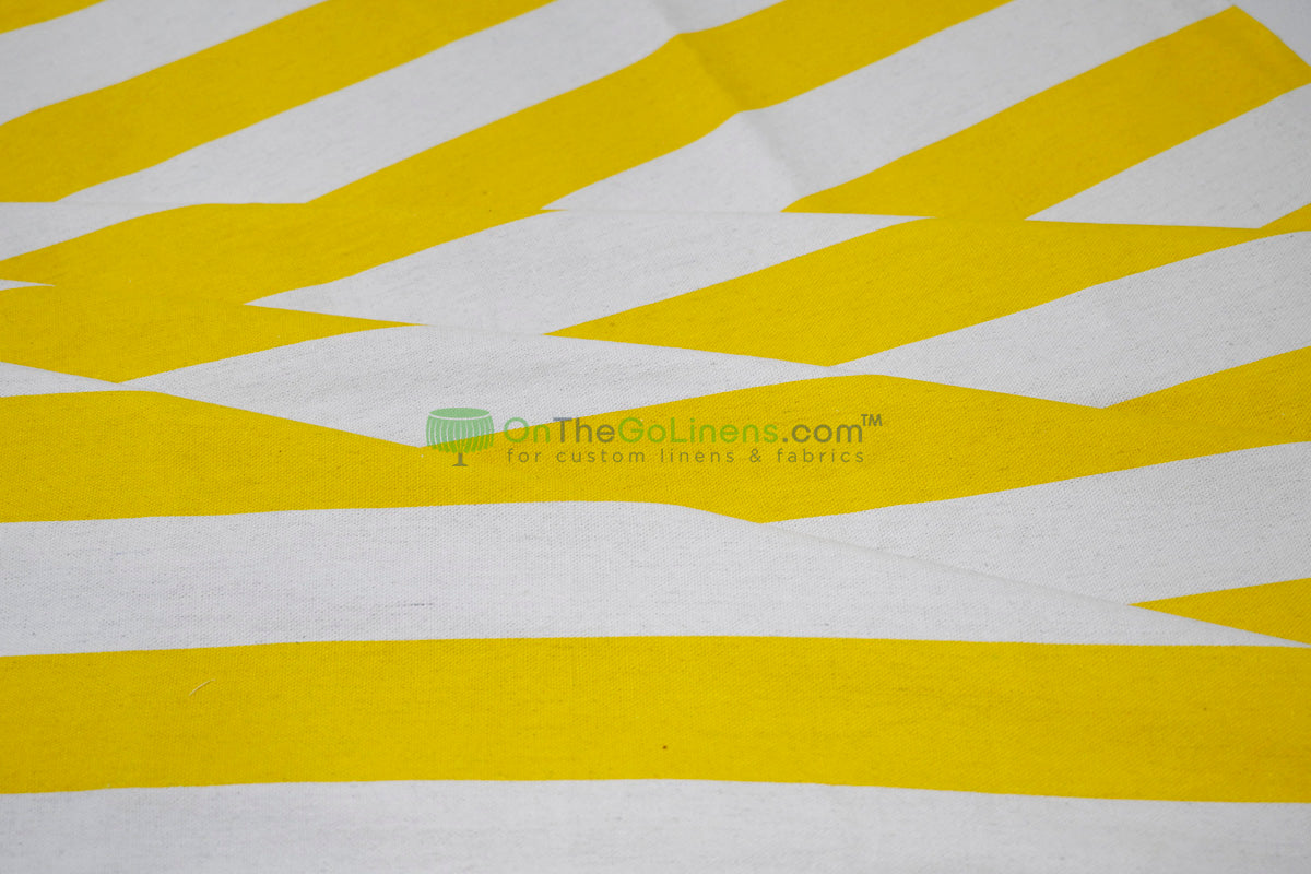 100% Cotton Canvas 2" Stripe Fabric | Sold by the Yard | Four Colors Available | 60" Wide |
