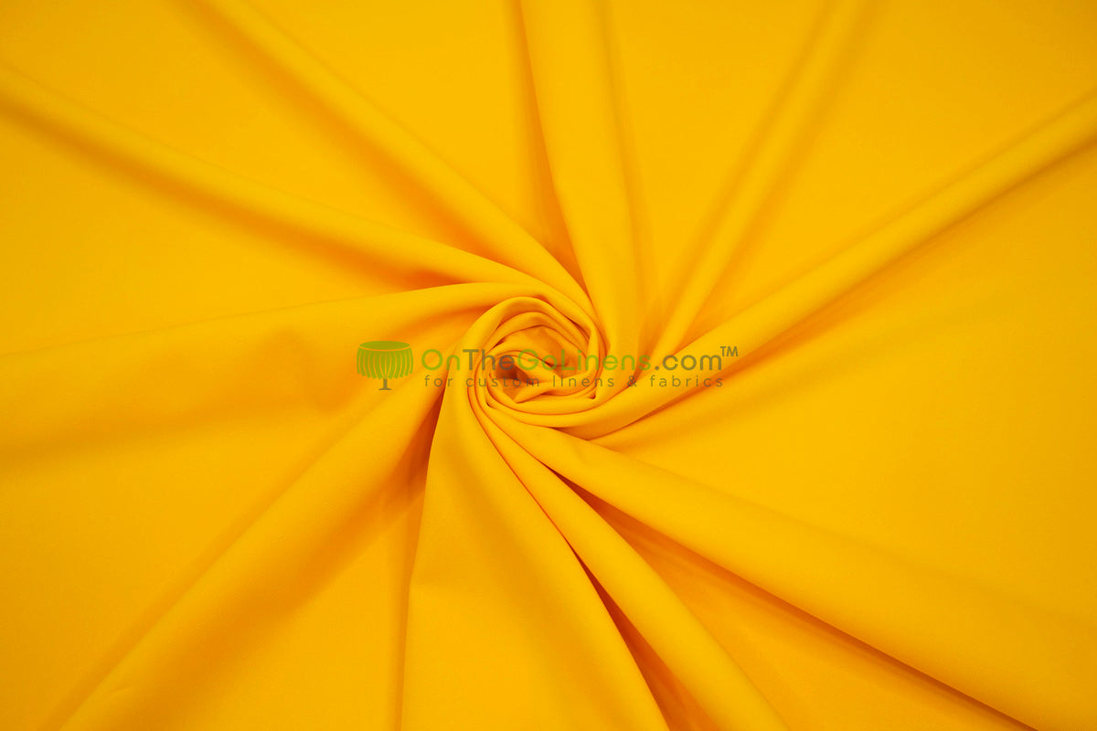 Polyester Twill Fabric by the Yard | Poly Gabardine Fabric | 58" Wide | Multiple Colors |