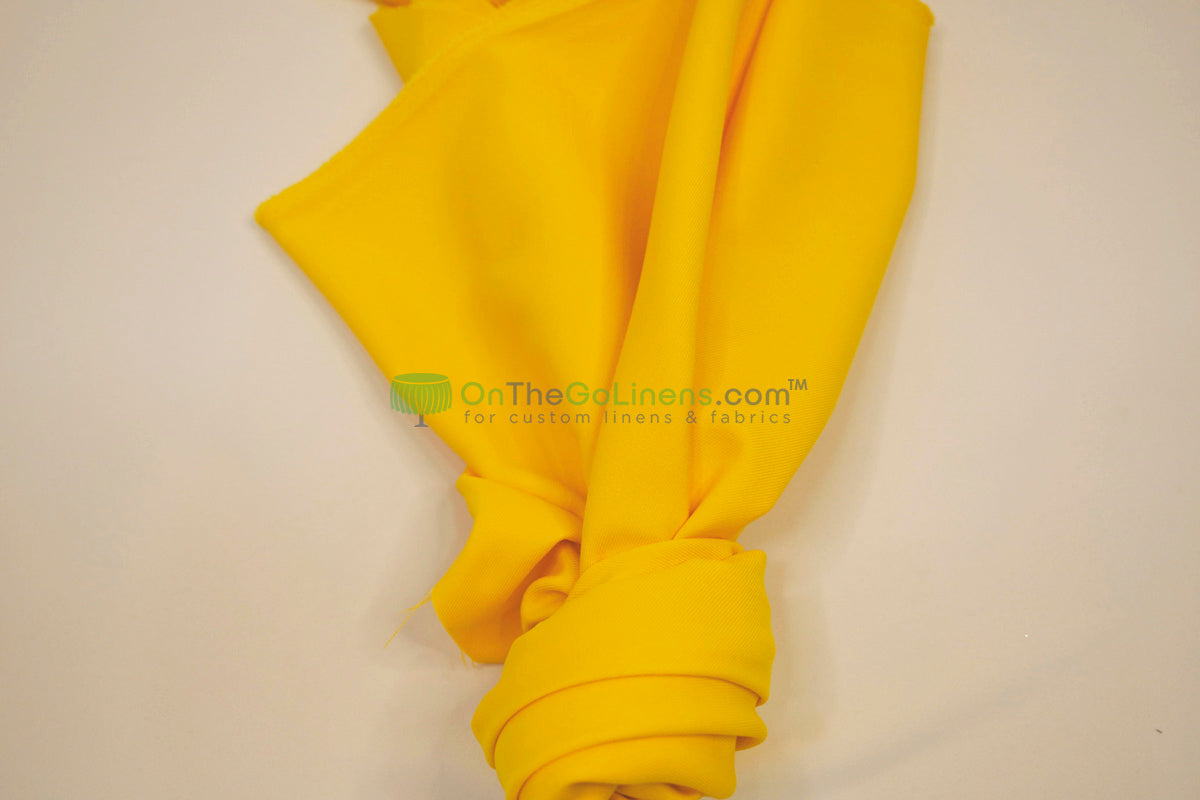 Polyester Twill Fabric by the Yard | Poly Gabardine Fabric | 58" Wide | Multiple Colors |