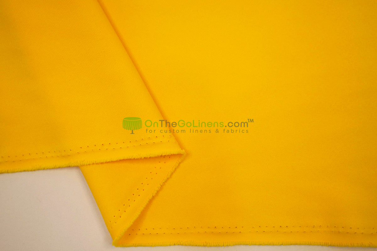 Polyester Twill Fabric by the Yard | Poly Gabardine Fabric | 58" Wide | Multiple Colors |