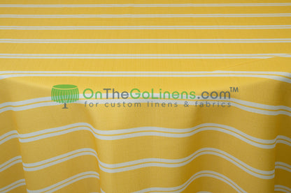 Monarch Stripe Tablecloths & Table Linens 100% Polyester for Weddings & Events