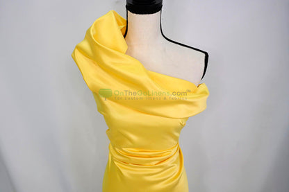 Lamour Satin Fabric by the Yard & Bolt | 100% Polyester Semi Dull Heavy Satin Fabric | 60" Wide | Multiple Colors |