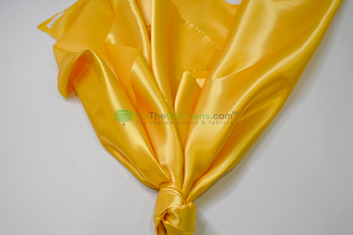 Stretch Charmeuse Fabric by the Yard | Silky Soft Stretch Satin Fabric | 4% Spandex | Multiple Colors |