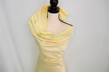 Lamour Satin Fabric by the Yard & Bolt | 100% Polyester Semi Dull Heavy Satin Fabric | 60" Wide | Multiple Colors |