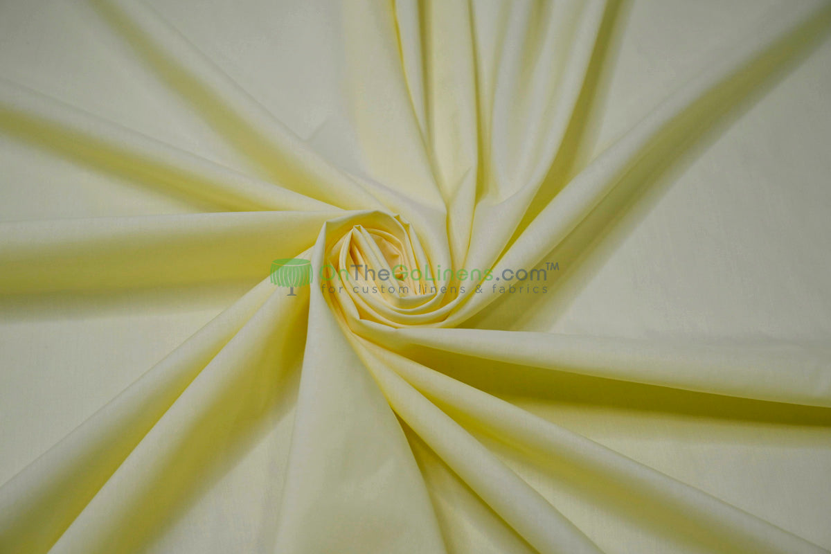 Woven Poly Cotton Broadcloth Fabric by the Yard | Polycotton Fabric | Multiple Colors | 60" Wide | 80/20 Blend |