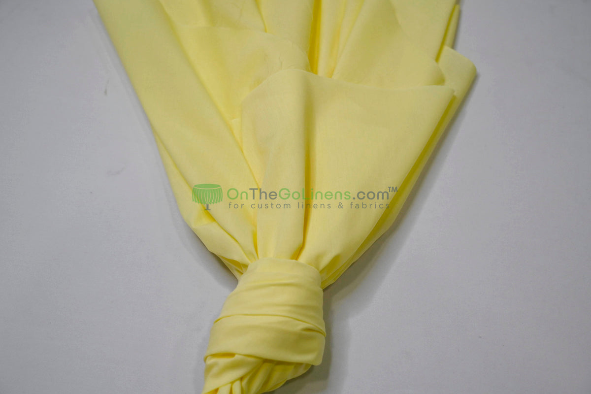 Woven Poly Cotton Broadcloth Fabric by the Yard | Polycotton Fabric | Multiple Colors | 60" Wide | 80/20 Blend |