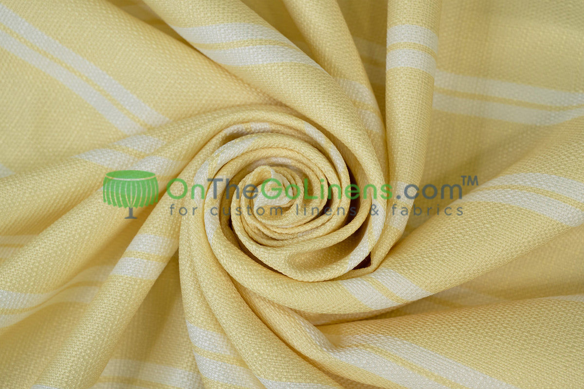 Monarch Stripe Tablecloths & Table Linens 100% Polyester for Weddings & Events