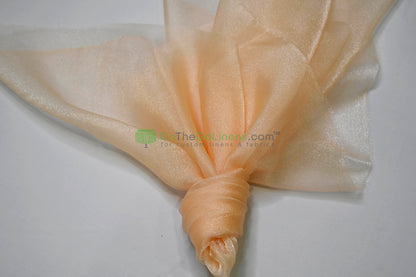 Japanese Crystal Organza Fabric | 100% Nylon | 45” Width | Sheer Luxury for Gowns & Décor